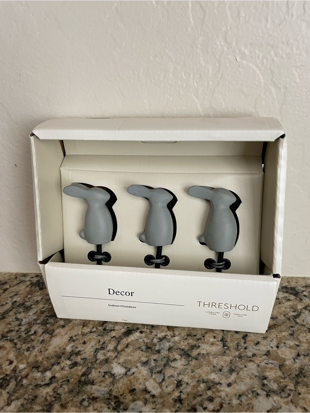 Threshold Gray Penguin Wall Hooks Set